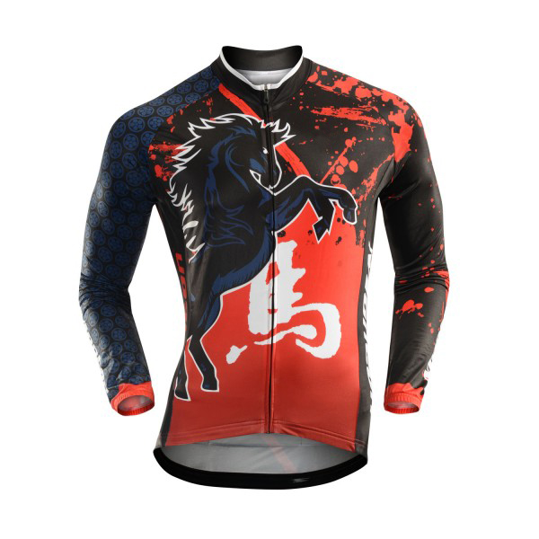 kids long sleeve cycling jersey