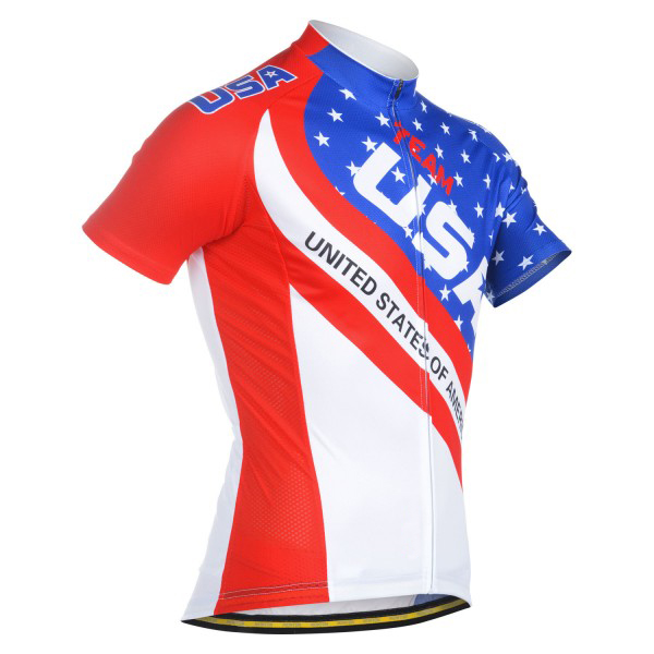 Tennessee Flag Short Sleeve Cycling Jersey Full Zipper Bike Short