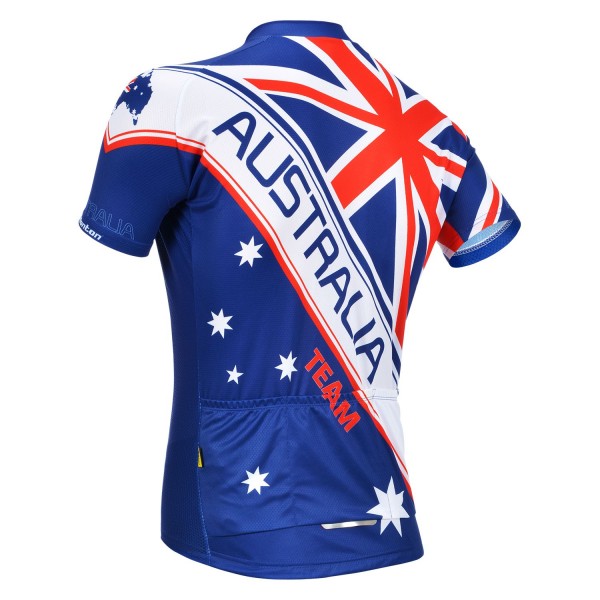 Customized Austria Short Sleeve Cycling Jersey for Men D01280520_15 / XL